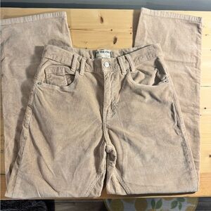 WE THE FREE Beige Corduroy PANTS